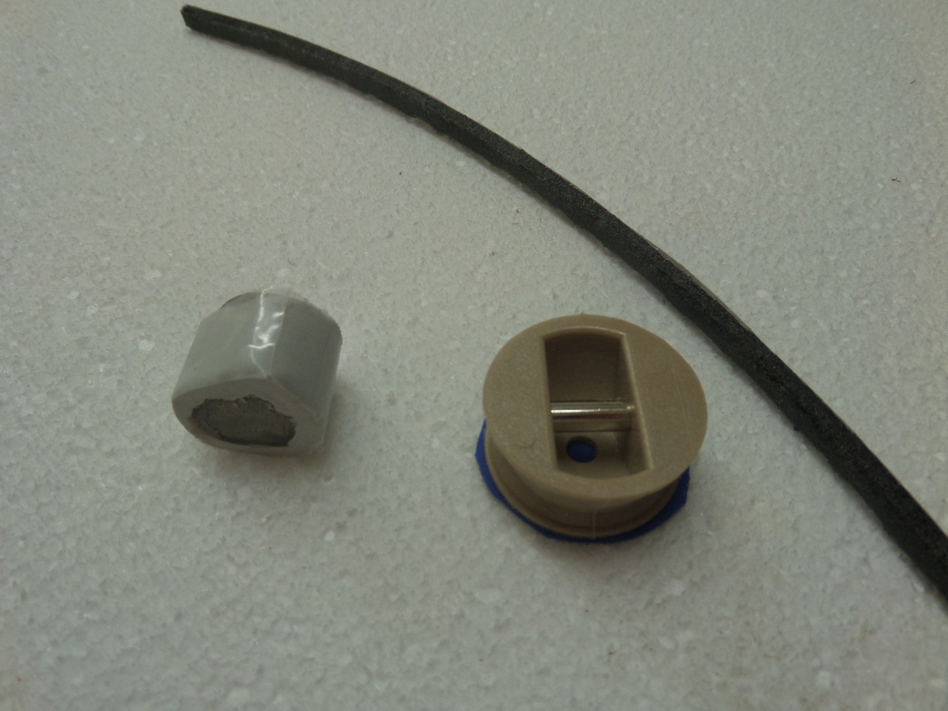Vented Legrope or leash plug - white or black or wood coloured